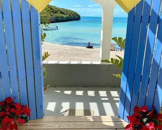 Home overlooking Gregory Town's famous Cove. Beach chairs and SUP included - Gregory Town - Balkon
