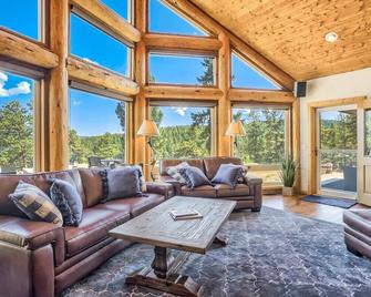 Colorado Lux Private Cabin Hot Tub Game Room A - Woodland Park - Sala de estar