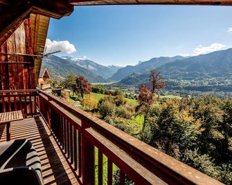 La Cassina - Charming contemporary duplex 200 m2 - Samoëns - Balcon