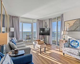 Units at Bay Watch by Elliott Beach Rentals - North Myrtle Beach - Living room