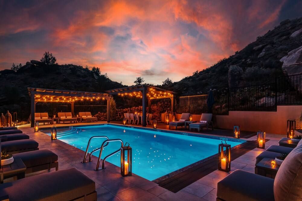 Pool view of 211 LaFave-Luxury Villa at Zion: The Narrows