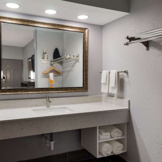 Bathroom view of Quality Inn