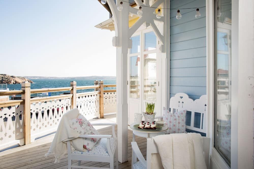 Strandflickornas Annex Gula Villan - Lysekil - Balkon