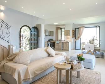 Mountain and Sea view Romantic Nest - Faliraki - Living room