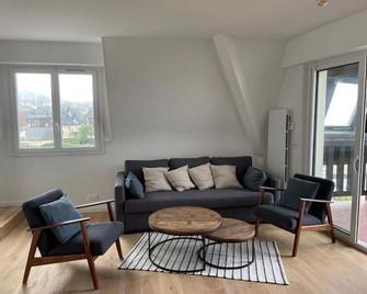 Duplex Cosy Face à la mer - Benerville-sur-Mer - Wohnzimmer