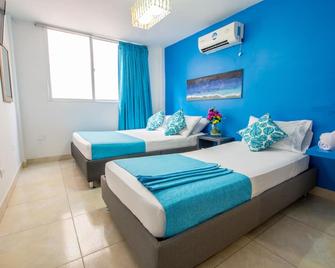 هوتل تايبو بيتش - بلدية سانتا مارتا - غرفة نوم