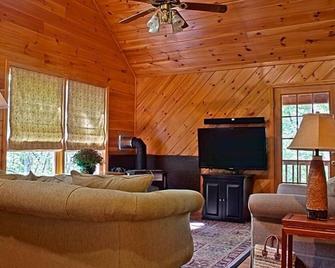 Secluded Mountain Cabin, Wheelchair\/Powerchair Accessible - Mineral Bluff - Living room