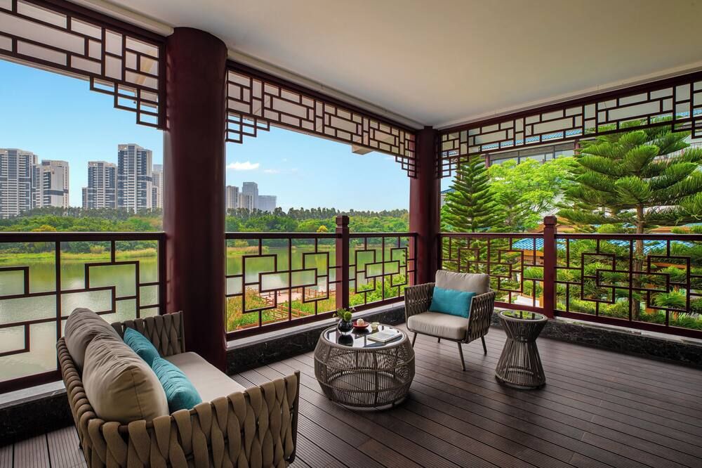Xiamen Aqua Resort - שיאמן - מרפסת
