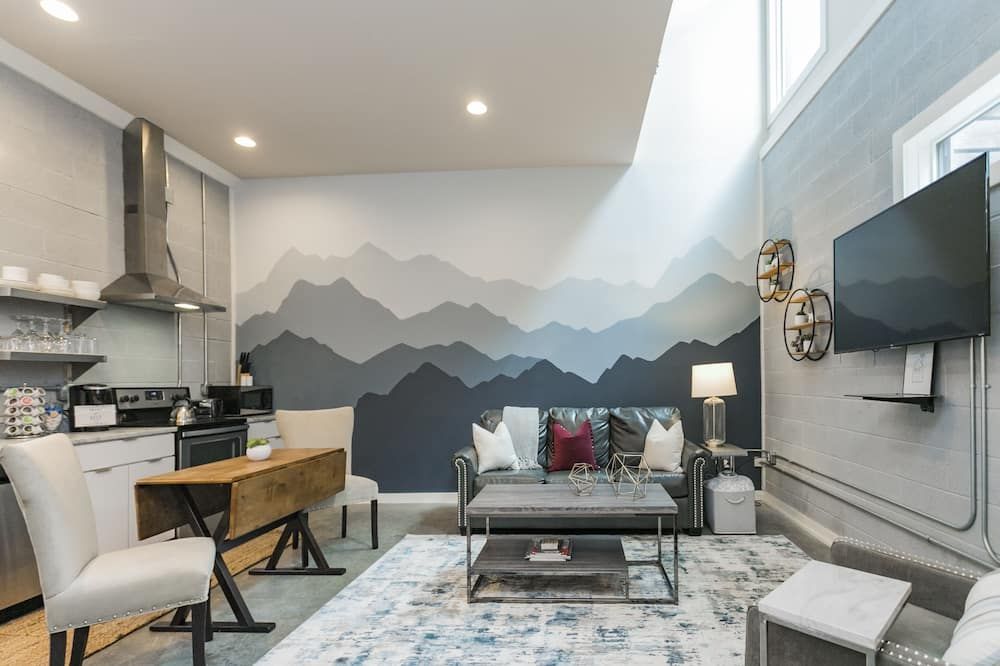 Luxury Loft Private Roof Top & Free Parking - ناشفيل (تينيسي) - غرفة معيشة