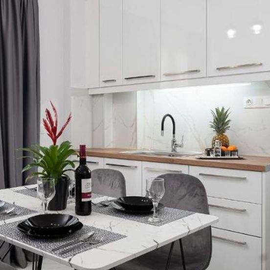 Dining room view of Amersa Luxury Apartment