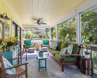 Sunset Captiva 17 Captiva Island Beach Side home with pool/dock/tennis - Captiva - Patio