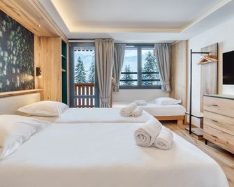 Chalet Hôtel Turquoise - La Plagne-Tarentaise - חדר שינה