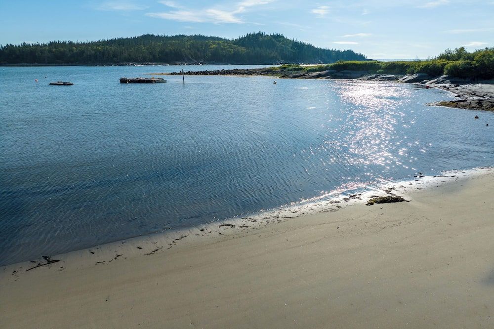 Sandy's Beachfront Cabin B Visit Eastern Most Point In Us 1 Mile By State Park - Lubec - Beach