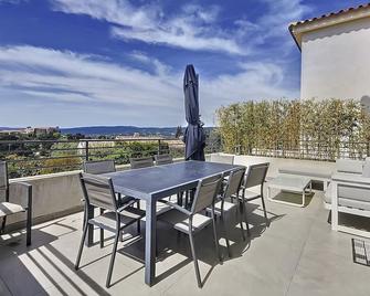 New holiday villa with pool with superb sea and village views - Le Castellet - Balcony