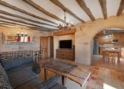 Country House 'Atalaya' with Mountain View, Private Pool and Private Terrace - Loporzano - Living room