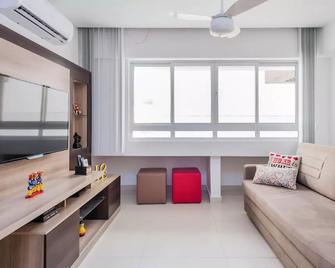 Apartamento Tambau a Beira Mar - João Pessoa - Sala de estar