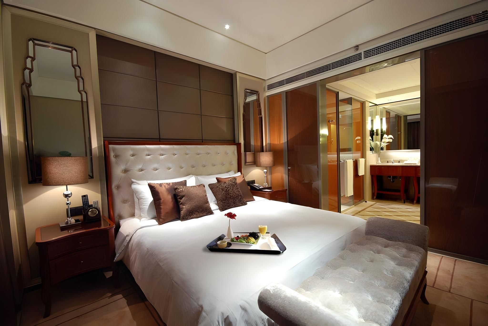 Legend Hotel - לנג'ואו - חדר שינה