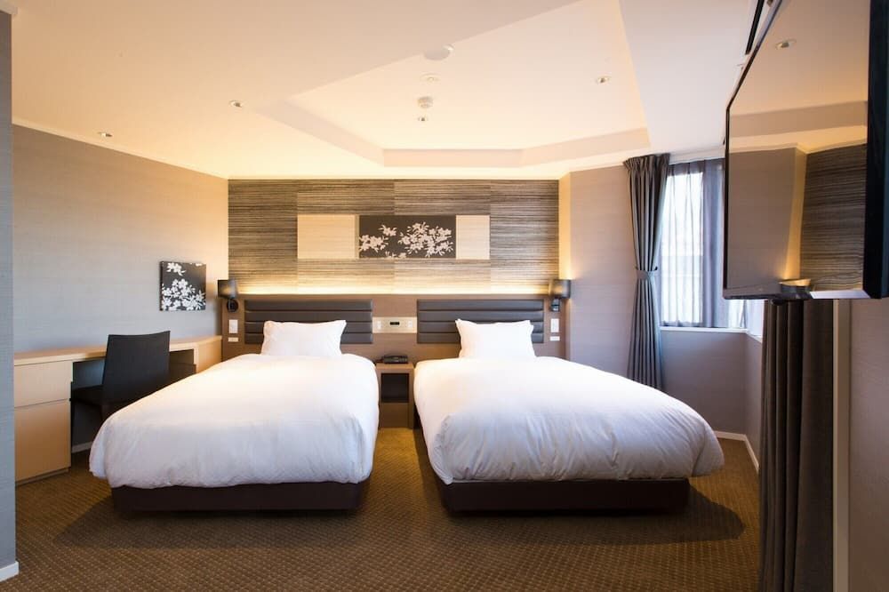 Hotel Shiki Utsubo Park - אוסקה - חדר שינה
