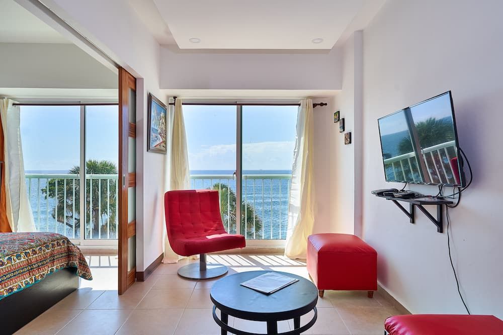 Elegant Modern Business Ready Apt Panoramic 413 - سانتو دومينغو - غرفة معيشة