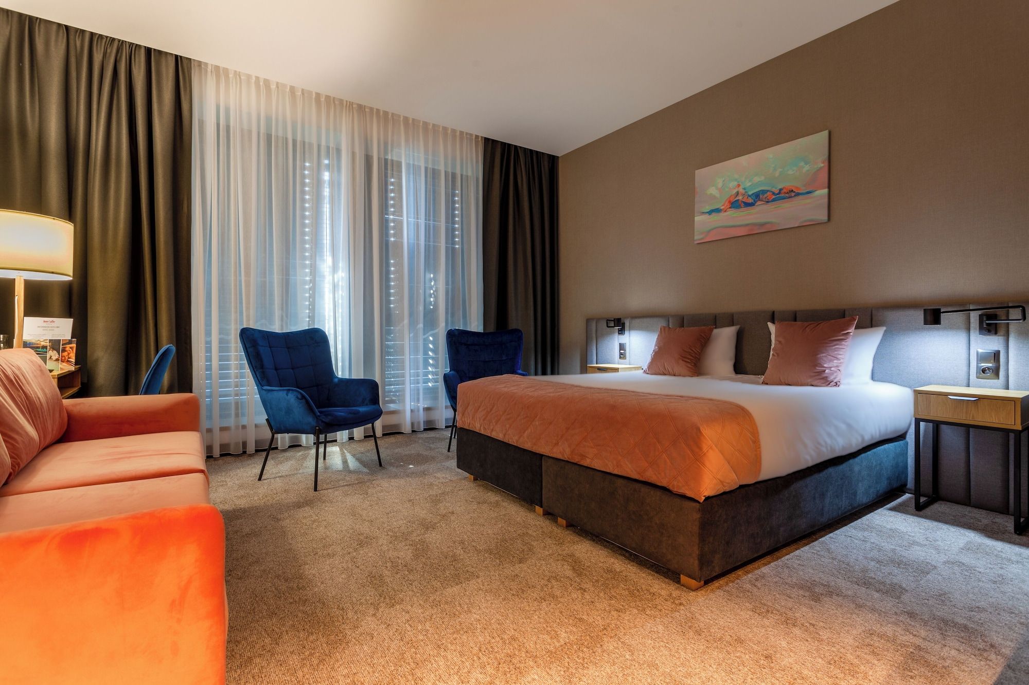 هوتل سانتي - وارسو - غرفة نوم