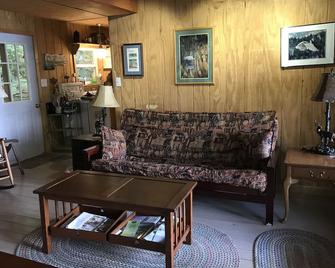 Secluded seasonal Seneca Lake Cottage Overlooking the Lake - Rock Stream - Sala de estar