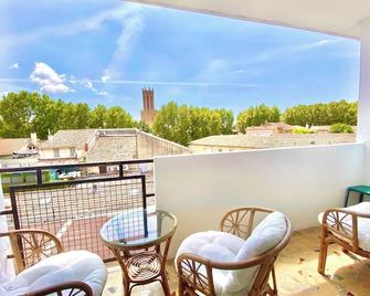Charmant Appartement Proche Centre Balcon Belle Vue Cathédrale - Aix-en-Provence - Balcony