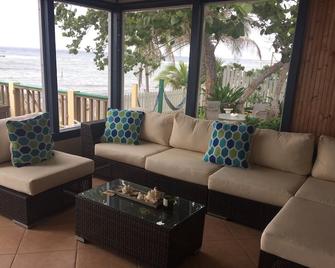 Spacious Ocean Front Property-Rum Point Drive - North Side - Living room