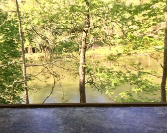 Charming Waterfront Cabin On The Oconaluftee River in Cherokee NC! - Whittier - Balcón