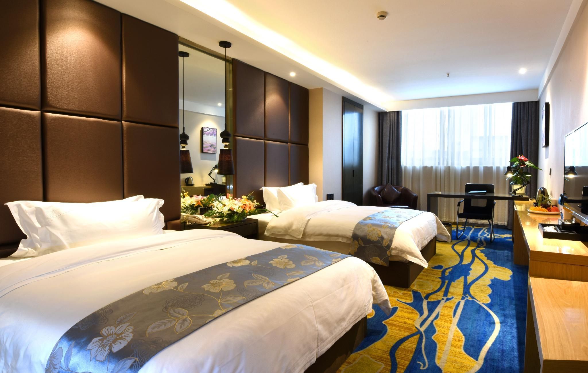 جين جروي جولدن هاربور هوتل - تشنغدو - غرفة نوم