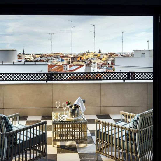 Balcony view of The First One Madrid Preciados
