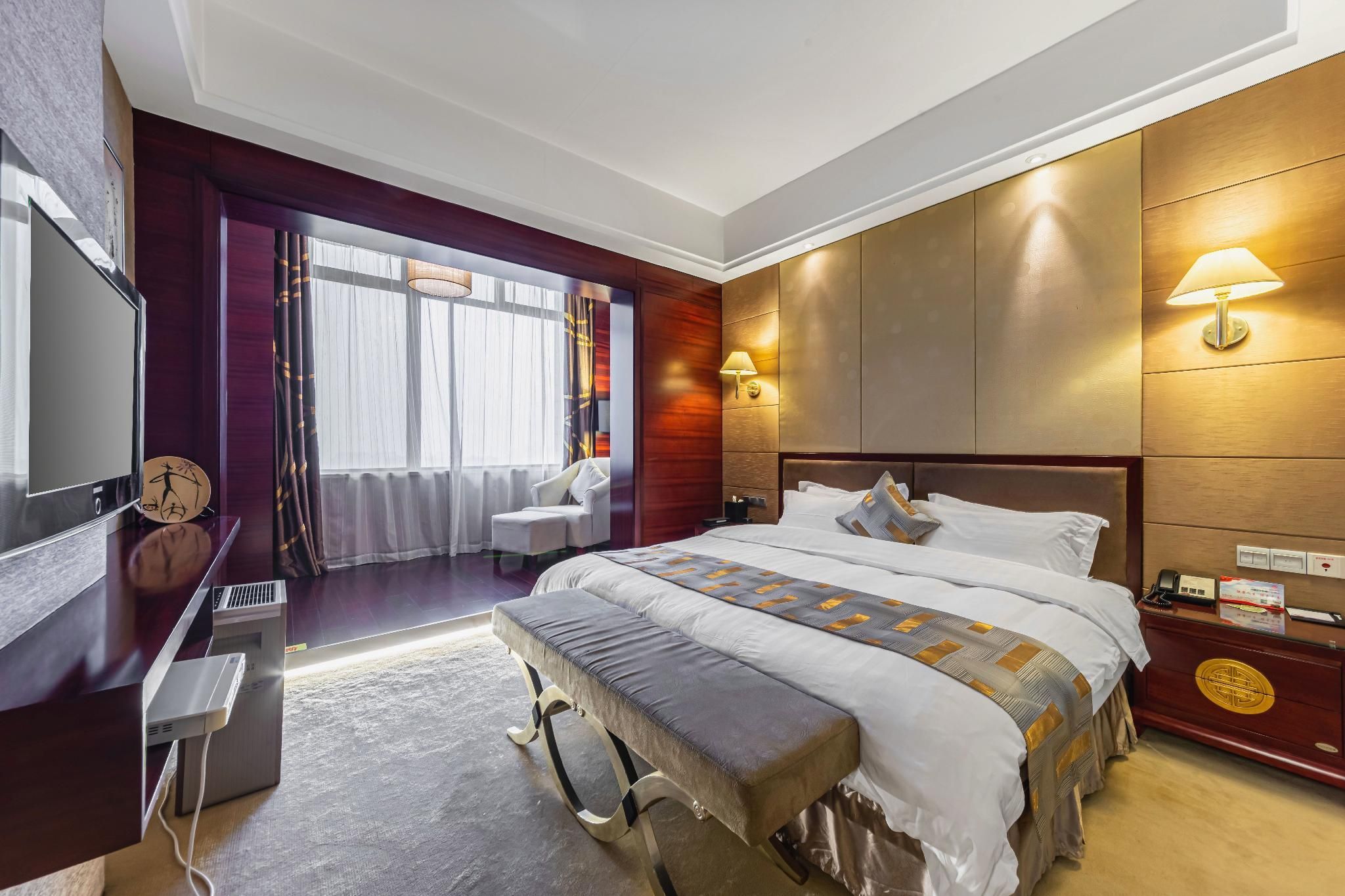 Nanjing Zhongshan Hotel (Jiangsu Conference Center) - נאנז'ינג - חדר שינה