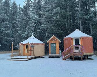 The Eagles Nest yurt just outside of town - Seward