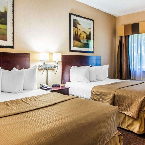 Bedroom view of Quality Inn & Suites
