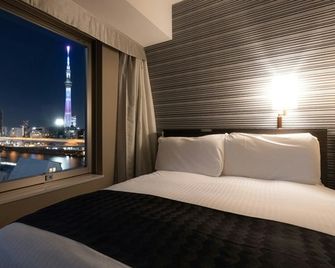 Apa Hotel Asakusa Kuramae - Tokyo - Bedroom