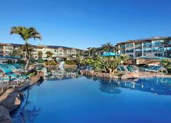 Waipouli Beach Resort Beautiful Luxury Ground Level Garden View Ac Pool! - قباء - حوض السباحة