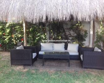 Beautiful & Large House In Yasmine Hammamet: 3 Parental Suites, Garden & Pool - Yasmin Hammamet - Patio
