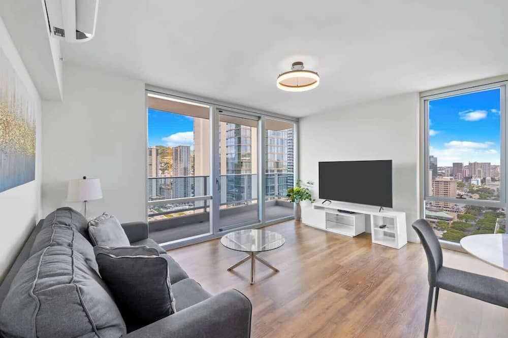 Spectacular 2br 2ba Parking + Pool - הונולולו - סלון