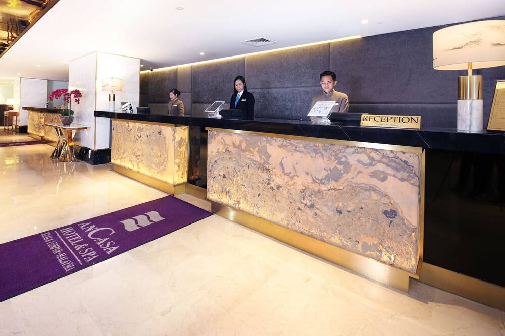 Front desk view of Ancasa Hotel Kuala Lumpur