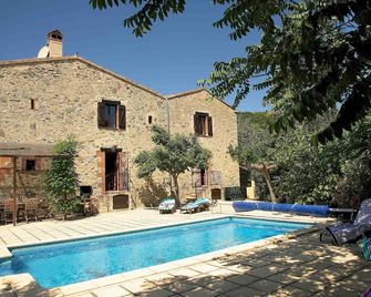 La Bergerie - 200 year old farmhouse, 4 stars, private pool, spectacular views ! - Prades - Zwembad