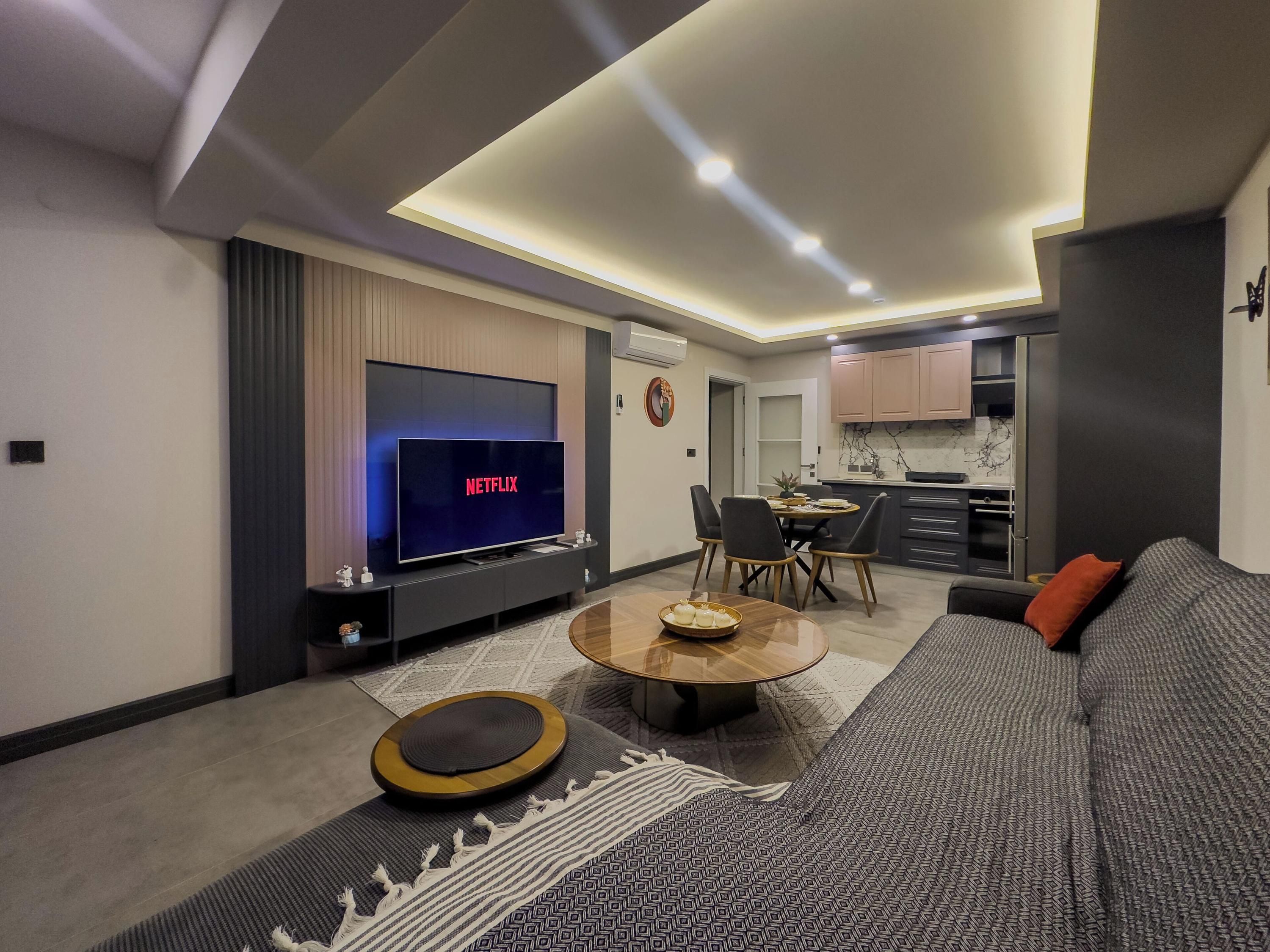 Belek 07 Luxury Suites Only For Family - Belek - Living room