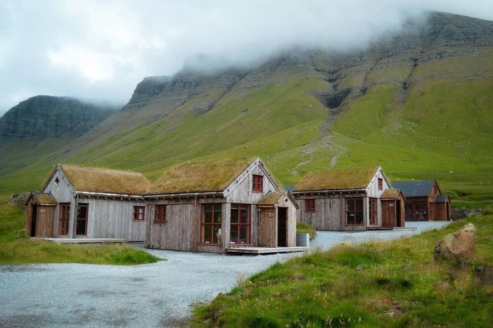 Múlafossur Cottages by famous waterfall in Gásadalur - Sørvágur - Bygning