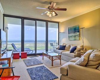 Beachfront Dauphin Island Condo with 2 Pools and Sauna - Dauphin Island - Sala de estar
