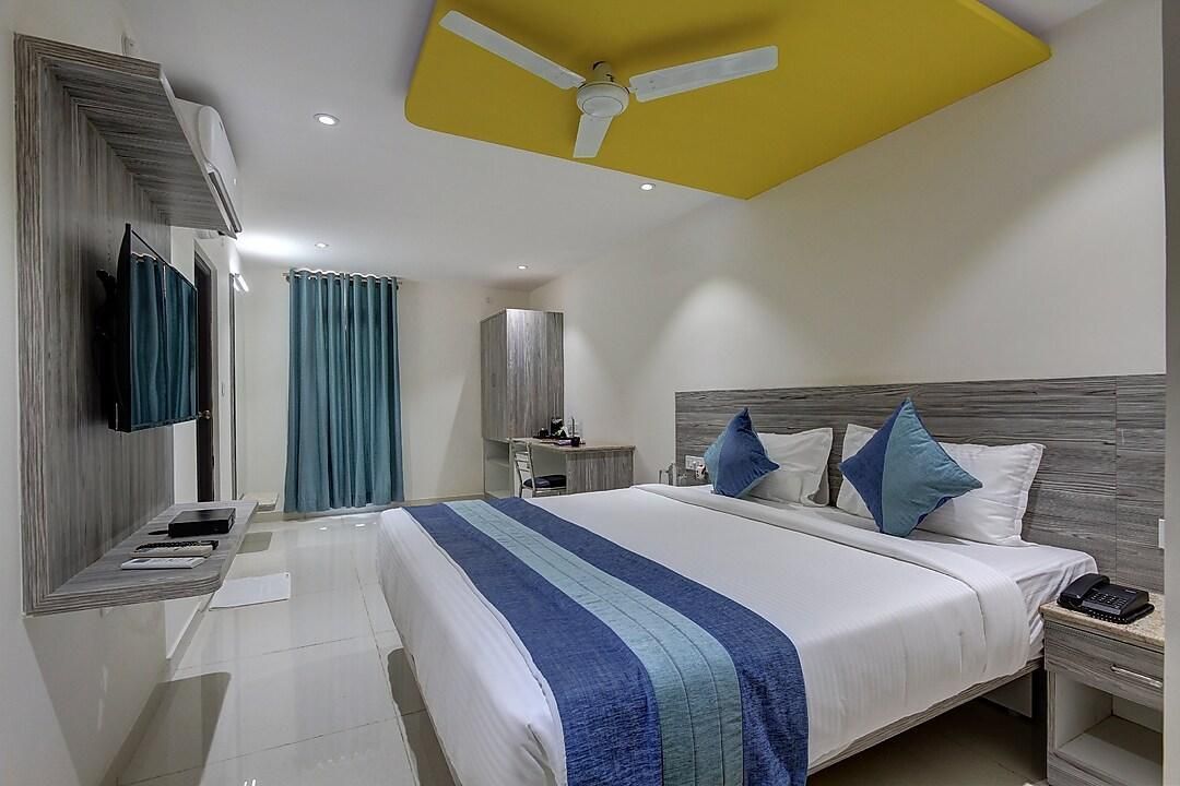 Orange Suites & Inn Bangalore Airport - Bagaluru - חדר שינה