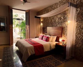 Casa de Las Palomas Boutique Hotel by Paloma's Hotels - Adults Only - מרידה - חדר שינה