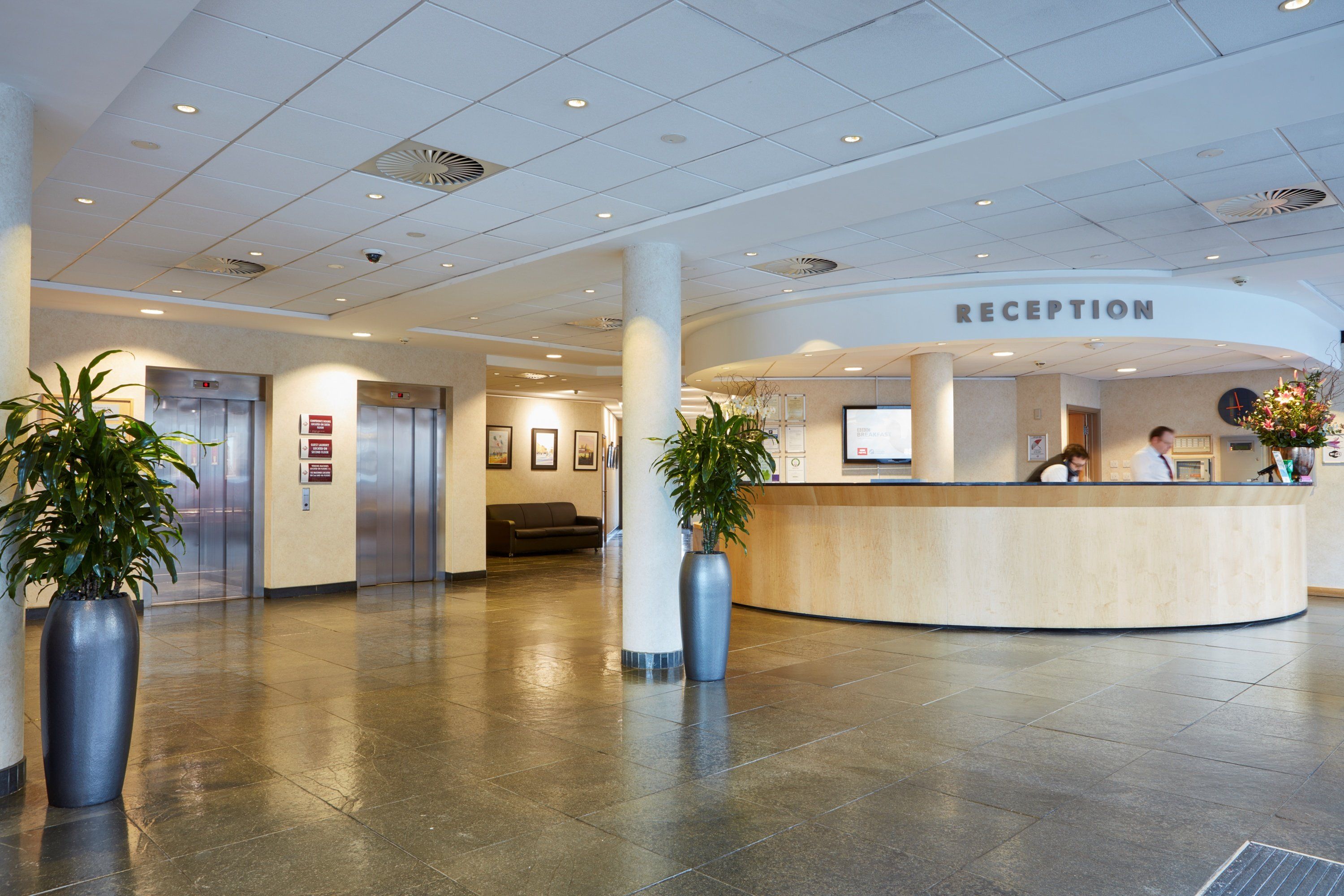 Front desk view of Future Inn Bristol