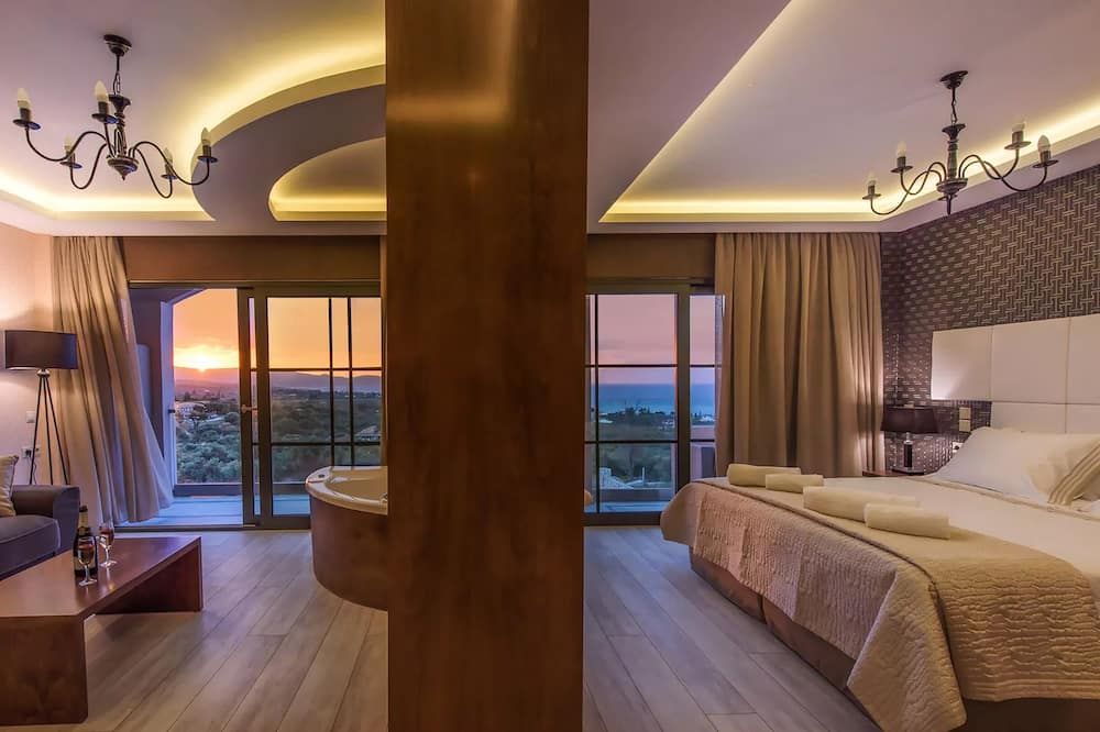 Elegance Luxury Executive Suites - Adults Only - Tragaki - Slaapkamer