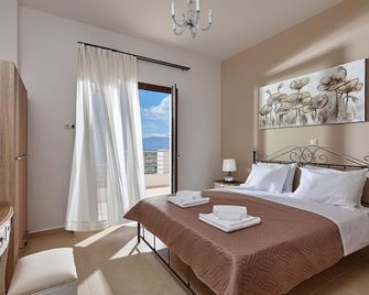 오렐리아 크레탄 빌라 & 디럭스 아파트먼트 - 카밀라리 - 침실