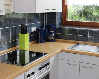 Apartment With Beautiful Views From The South Balcony - Bad Marienberg - Cucina
