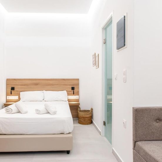 Bedroom view of Nbhd Studio