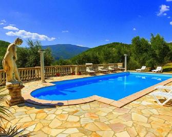 Leonardo Apartment overlooking the birthplace & Castle of Michelangelo - Caprese Michelangelo - Piscina